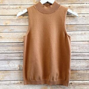 Anthropologie Sweater Vest Women’s Size XS Tan